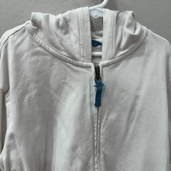 Primary White Zip Hoodie Sweatshirt - Picture 3 of 8
